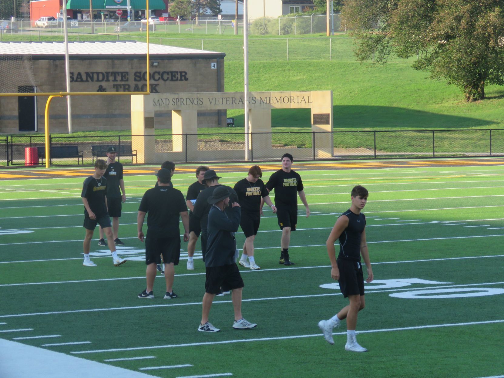 Sand Springs begins football practice